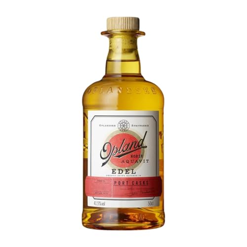 Liköre Opland Edel Norwegian Aquavit Port Cask Medium Flasche 50 cl von Opland