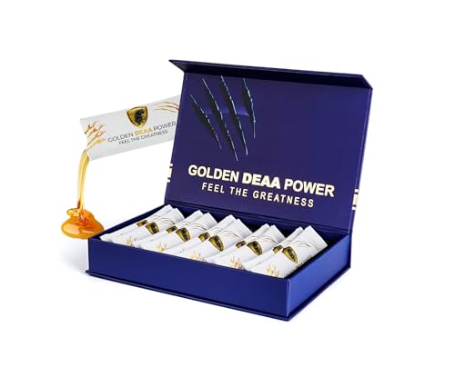 GOLDEN DEAA POWER Türkischer Honig – Natürliches Präparat für Männer – 10 Beutel mit je 20 Gramm – Rezeptfrei – Gelee zur schnellen und einfachen Oralen Einnahme von Oramics