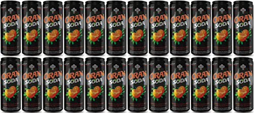 24 Dosen a 0,33L Oran Soda Oransoda aus italienischen Orangen a 330ml mit Fruchtfleisch inc. 6,00€ EINWEG Pfand von TERME DI CRODO