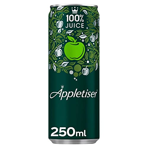 Appletiser Fruchtsaft mit Kohlensäure 48x0,25l Dose IMPORT (8 Packs a 6 Dosen) von Orangina Schweppes