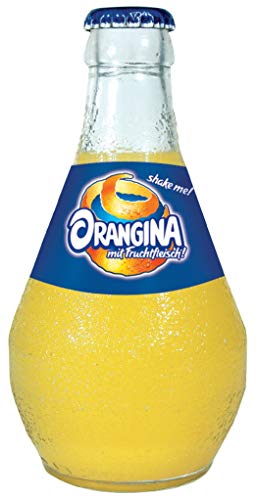 Orangina – Orangenlimonade – 0,25l, inkl. Pfand von Orangina