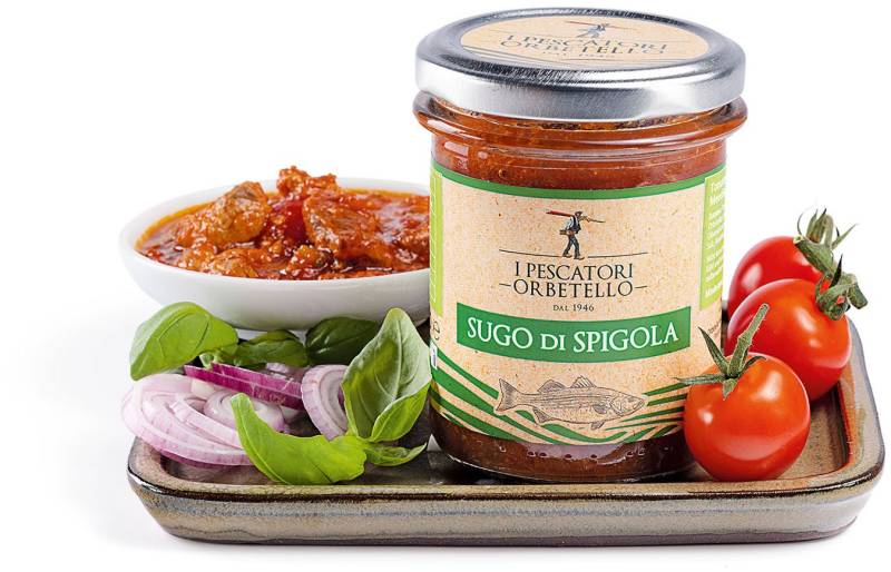 Sugo di Spigola di Orbetello in vaso 180 g von Orbetello Pesca Lagunare soc. Agr. a r.l