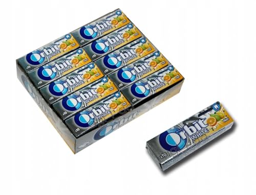 Orbit Dragee Single 14g, White Frucht 30 x 14 g von Orbit