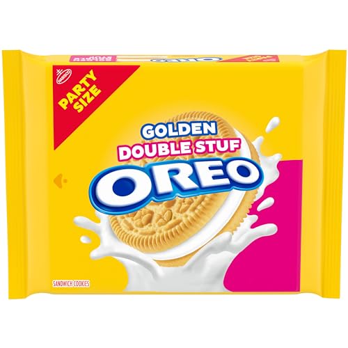 Double Stuf Golden Sandwich Cookies, Party Size, 24.95 oz von Oreo