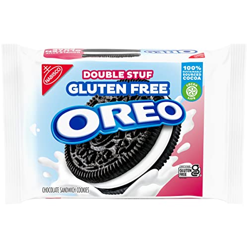 OREO Double Stuf Glutenfreie Schokoladen-Sandwich-Kekse, glutenfreie Kekse, 353 ml Packungen von Oreo