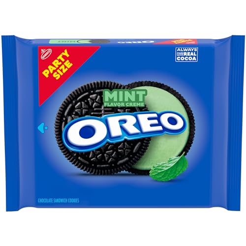 OREO Mint Creme Chocolate Sandwich Cookies, Partygröße, 750 ml von Oreo