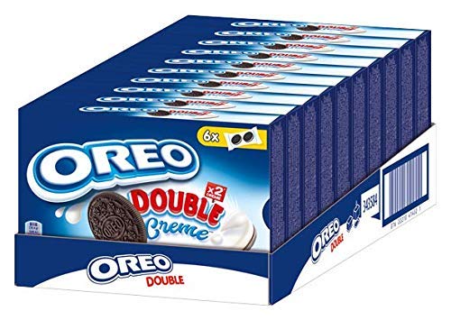 Oreo Double - Leckere Doppelkekse mit Crémefüllung - Doppelte Crémefüllung - 1 x 157g von Oreo