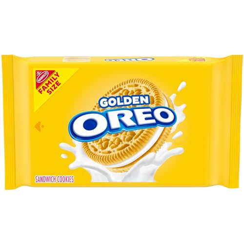 OREO Golden Sandwich Cookies, Familiengröße, 513 ml von Oreo