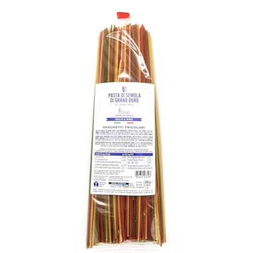 LA TRAFILATA Spaghetti Tricolori/Spaghetti Tricolori 500g x16 von Oreste Mazzi