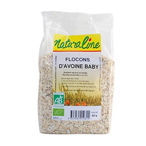 Naturaline Hafer 500g Bio-Baby - ( Einzelpreis ) - Naturaline flocons d'avoine baby bio 500g von Organic