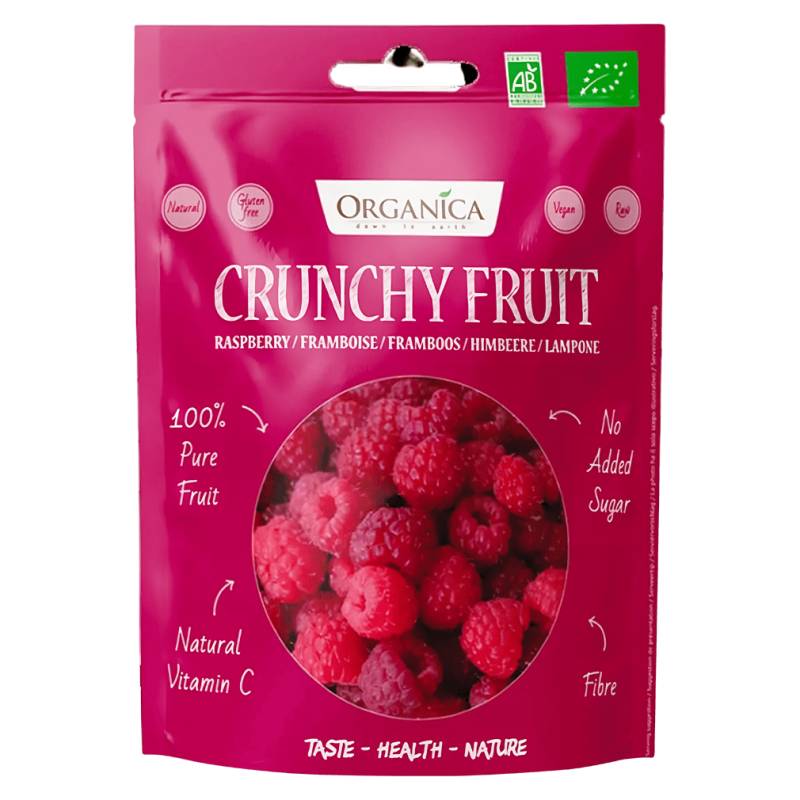 Bio Crunchy Fruit, Himbeeren von Organica