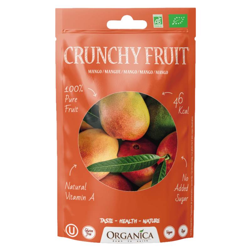 Bio Crunchy Fruit, Mango von Organica