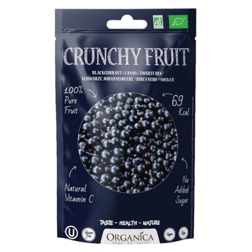 Bio Crunchy Fruit, Schwarze Johannisbeere von Organica