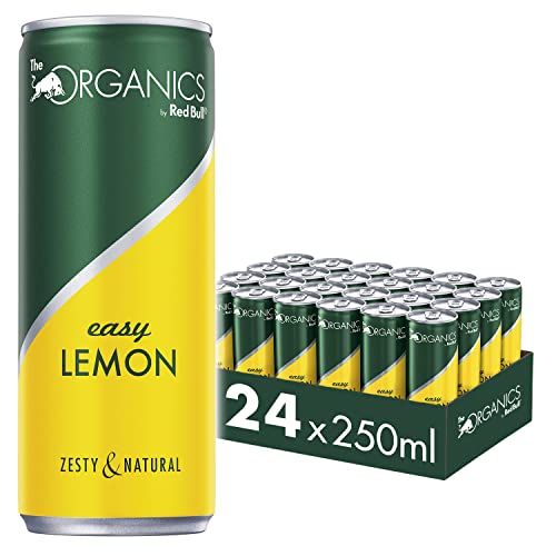 ORGANICS Easy Lemon by Red Bull, 24 x 250 ml, Dosen Bio Getränke 24er Palette, OHNE PFAND von Organics by Red Bull