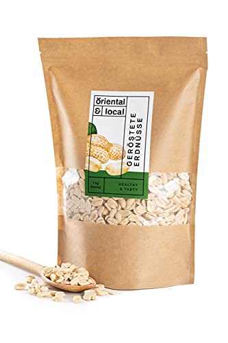 Oriental & Local | Erdnüsse, geröstet und ungesalzen | Gesunder Snack | 100% Naturprodukt von Oriental & Local