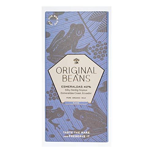 Original Beans - Esmeraldas Milk 42% Bio Milchschokolade Tafeln - 70 g - 13er Pack von Original Beans