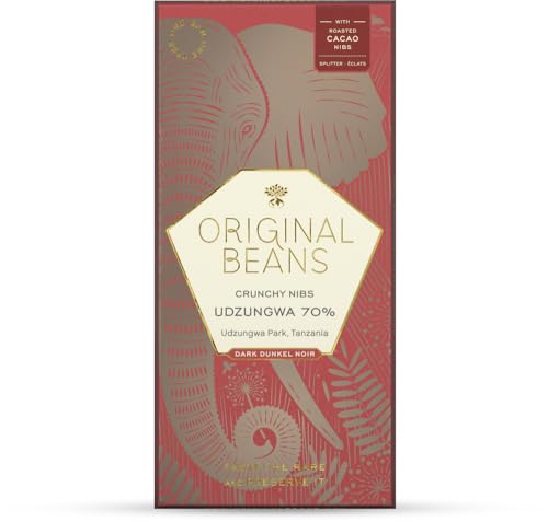 Original Beans Udzungwa Bio Dunkelschokolade 12 x 70 gr von Original Beans