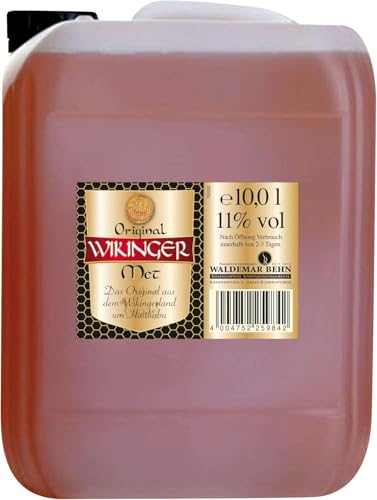 Wikinger | Original Met | 1 x 10l im Kanister | Honigwein aus der historischen Ursprungsregion in Norddeutschland | fruchtig aromatisch | Das Original von Original Wikinger Met