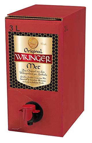 Wikinger | Original Wikinger Met | 1x3L | Bag in Box |Honigwein aus dem Wikingerland Haithabu | Fruchtig-aromatischer Met | Das Original | 11 % Vol. von Original Wikinger Met