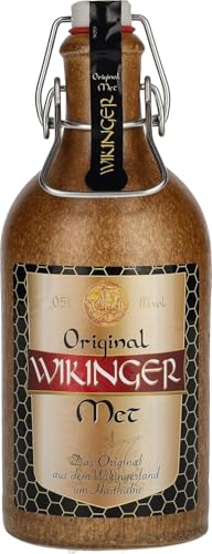 Wikinger |Original Wikinger Met | 1x0,5L im Tonkrug | Honigwein aus der historischen Ursprungsregion in Norddeutschland | fruchtig aromatisch | Das Original von Original Wikinger Met