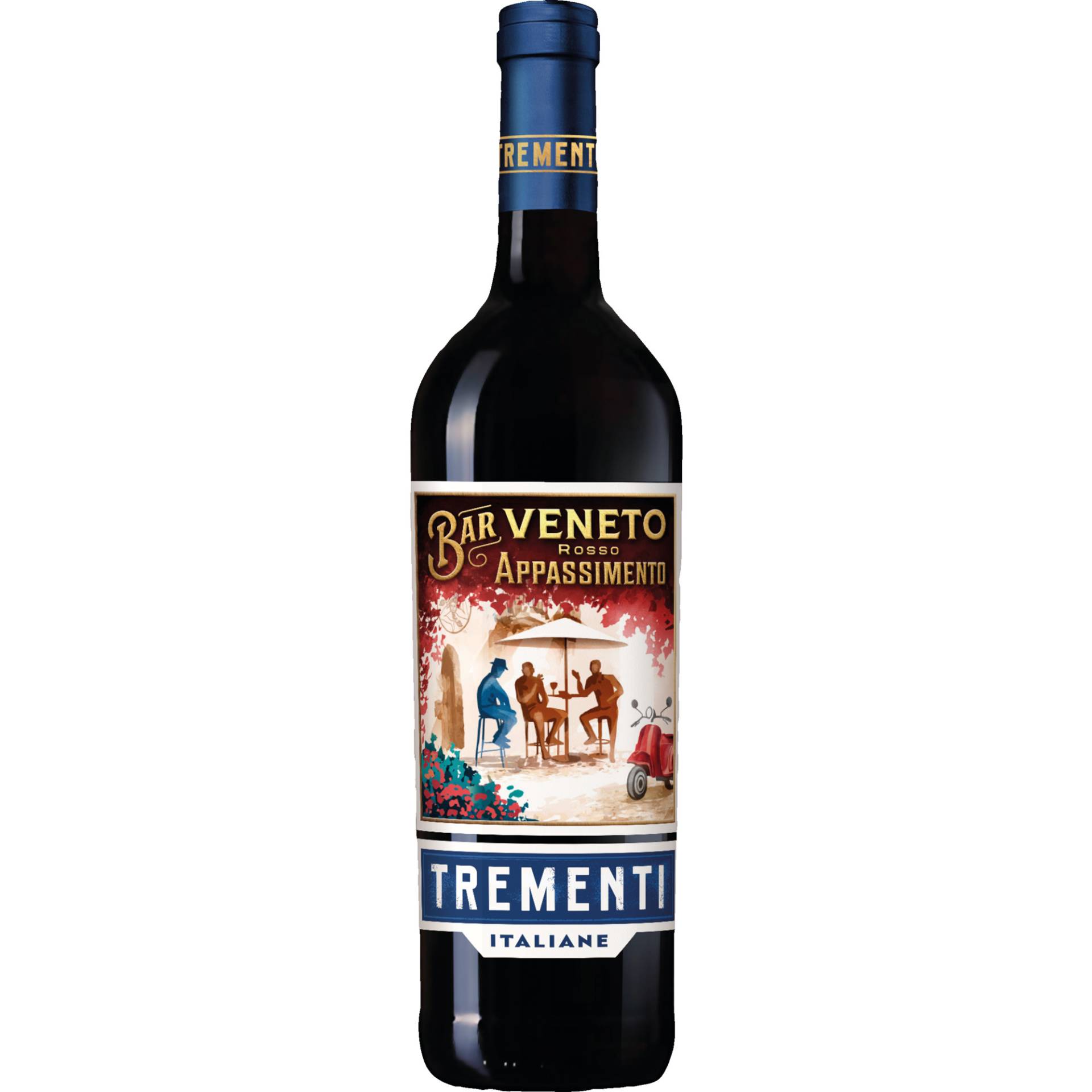 Trementi Appassimento, Veneto IGP, Venetien, 2021, Rotwein von Orion Wines SRL, 38015 Lavis (TN), Italia; bottled by T.C. S.C.A. FO 11944 IT