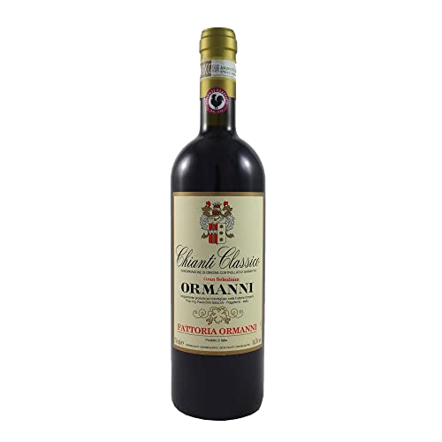 Wein Italien | Ormanni Chianti Classico Gran Selezione DOCG Etichetta Storica 2011 | Italienischer Rotwein Sangiovese Toskana | komplexes Bouquet | perfekte Balance | von Ormanni