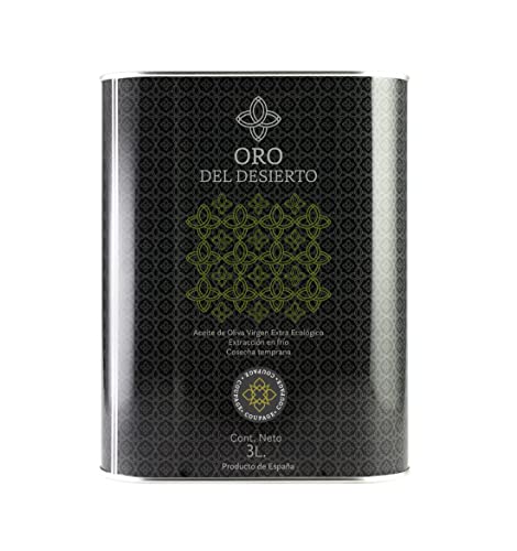 ORO DEL DESIERTO - Spanisches Natives Olivenöl Extra (Coupage der Sorten Arbequina, Hojiblanca und Picual) - 3 Liter Dose von Oro del Desierto