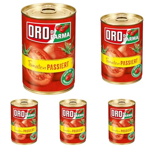 ORO di Parma Tomaten passiert, 400 g (Packung mit 5) von Oro di Parma