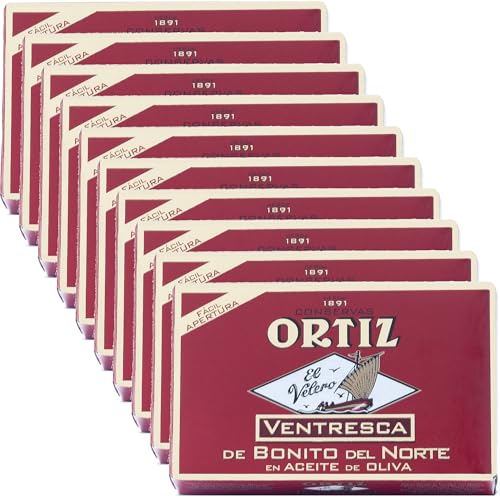 Ortiz Ventresca White Tuna Belly in Oil - 10 pack (112g each) von Ortiz