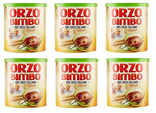 Orzo Bimbo Italy Sofortlösliche Gerstenkaffeekörner, 120 g, 6 Stück von Orzo Bimbo