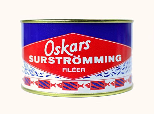 OSKARS Surströmming Filet 440g/300g Fisch, Dose (fermentierte Heringsfilets) von Oskars