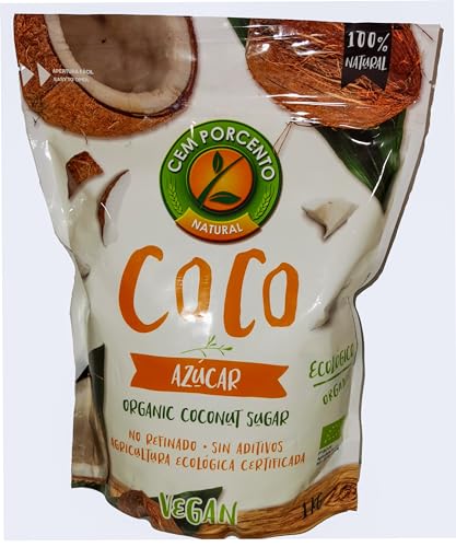 Cem Porcento | Ökologischer Kokoszucker | 1 kg von OsoRetail