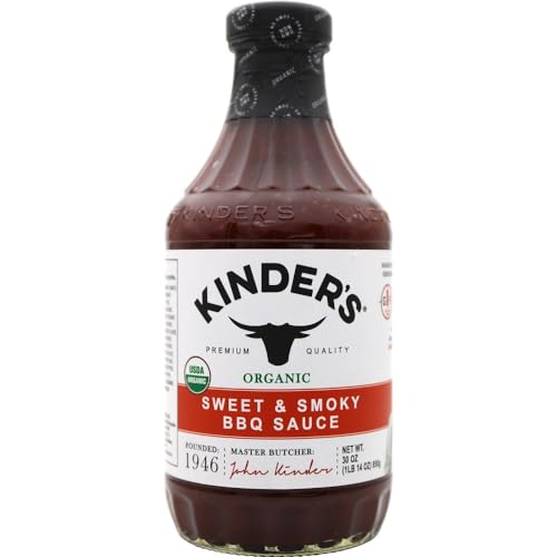 Kinder's BBQ Barbecue-Sauce, süß und geräuchert, 1 x 850 g. von OsoRetail