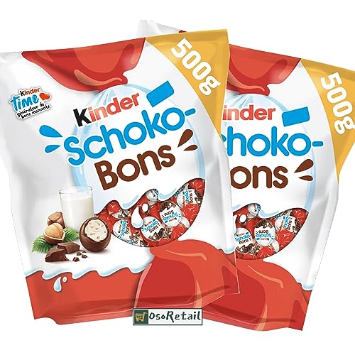 OsoRetail Kinder Schoko-bons XXL-Packung, 500 g. von OsoRetail