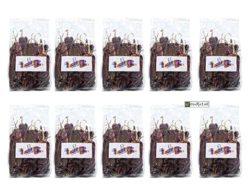 OsoRetail Packung mit 1 kg Chili-Guajillo | Gastronomie-Set der besten mexikanischen Chilis für würzige Gaumen | 1.000 g von OsoRetail