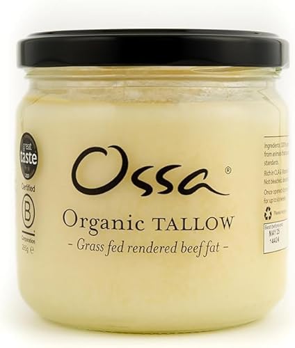 Ossa Bio Talg | Traditionelles Rindfett oder Rind tropfend, britische Grassgefütterte Kühe | Bio & Keto (Tallow) – Parent Tallow Six Pack von Ossa