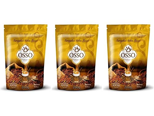 Osmanischer Kaffee (Osmanlı Kahvesi) 200gr x 3 Stücke (Adet) von Osso