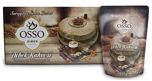 Osso Ottoman Dibek Kahve Coffee Türkische Kaffee 3x 200 g von Osso