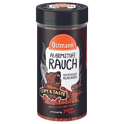 Ostmann Gewürze - Alarmstufe Rauch | Gewürzzubereitung mit geräucherter Paprika | Für Burger, Grillfleisch und Co. | Doktor Froid | 115 g im Streuer von Ostmann