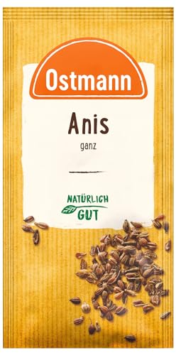 Ostmann Gewürze - Anis ganz | Ungemahlener Anis, ideal für Anistee | 15 g im Beutel von Ostmann