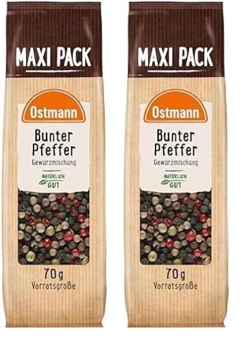 Ostmann Bunter Pfeffer Gewürzmischung, 70 g (Packung mit 2) von Ostmann