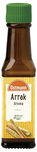 Ostmann Gewürze - Arrak-Aroma | Für raffinierten Geschmack in Kuchen, Desserts und Milchshakes | 100 % natürliche Zutaten | 20 ml im Fläschchen von Ostmann