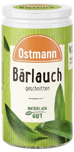 Ostmann Gewürze - Bärlauch geschnitten | Milder Knoblauch-Geschmack | Für Ei- oder Reisgerichte sowie Quarkdips | 15 g in der Streudose von Ostmann
