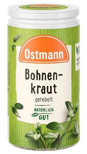 Ostmann Gewürze - Bohnenkraut gerebelt | Nachfüllbare & recyclebare Verpackung | 15 g in der Streudose von Ostmann