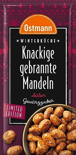 Ostmann Gewürze – Gebrannte Mandeln Gewürzzucker | für 200 g knackig-gebrannte Mandeln, Walnüsse oder Cashewkerne | 10 g im Beutel von Ostmann