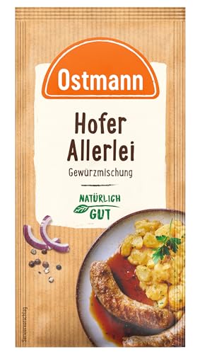 Ostmann Gewürze - Hofer Allerlei Gewürzmischung | Für die Zubereitung von fränkischen Gerichten | Ideal zu Sauerbraten, Kraut und Bratwürsten | 10 g im flachen Beutel von Ostmann