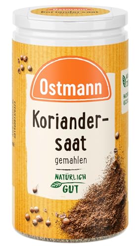 Ostmann Gewürze -Koriander gemahlen | Für Curry, selbstgemachtes Brot oder Braten | 25 g in der Streudose von Ostmann