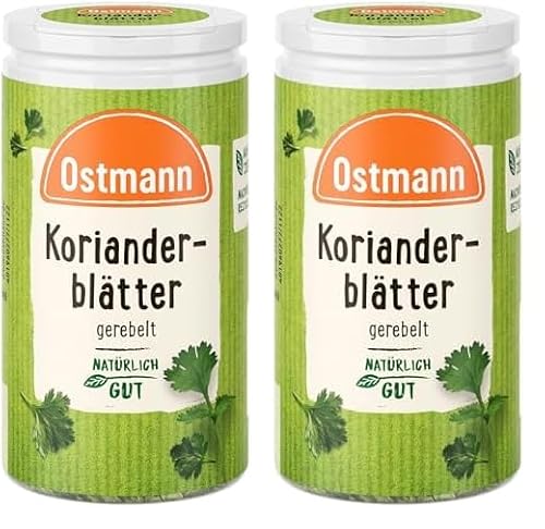 Ostmann Gewürze - Korianderblätter | Nachfüllbare & recyclebare Verpackung | 10 g in der Streudose (Packung mit 2) von Ostmann