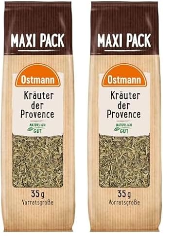 Ostmann Gewürze - Kräuter der Provence gerebelt | Mediterrane Kräutermischung für Eintöpfe, Pizza und Pasta | 35 g im Vorteilsbeutel (Packung mit 2) von Ostmann