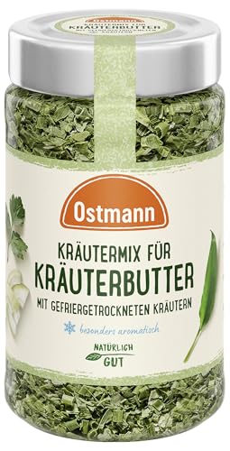 Ostmann Gewürze - Kräutermix für Kräuterbutter | gefriergetrocknet, besonders aromatisch | 10 g im Glas von Ostmann